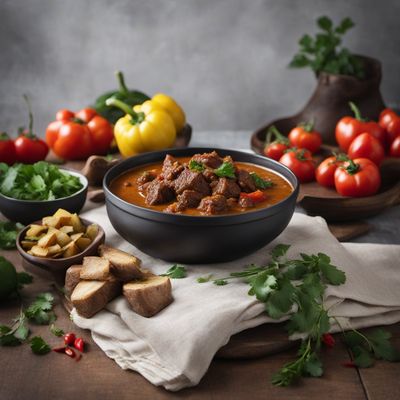 Nepalese-style Beef Curry with Spiced Potatoes