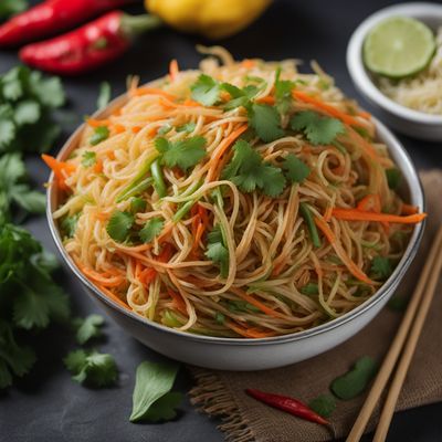 Nepalese Style Vegetable Chow Mein