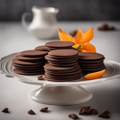 Neula con Chocolate (Spanish Chocolate Wafers)