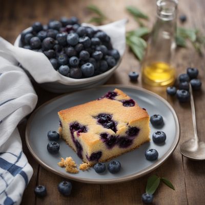 New England-inspired Blueberry Cornbread