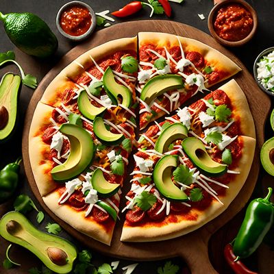 New York-Style Pizza with a Mexican Twist