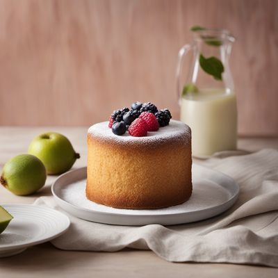 New Zealand-inspired Pandoro with Kiwi Compote