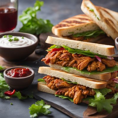 Newari Spiced Chicken Sandwich