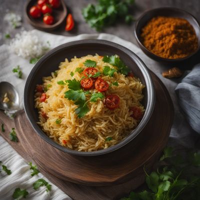 Newari Style Bacalhau Bhat (Salted Cod Rice)