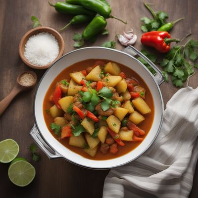 Nicaraguan-style Patatas en Ajopollo