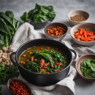 Nnam Owondo - Cameroonian Spinach Stew