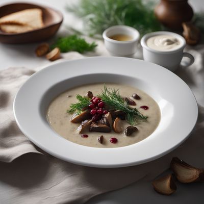 Nordic-Inspired Creamy Mushroom Soup