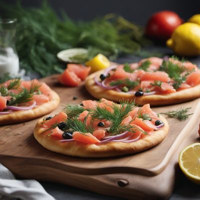 Nordic-inspired Smoked Salmon Pizza