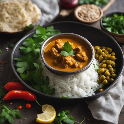 North East Indian Style Chicken Curry with Fresh Herbs