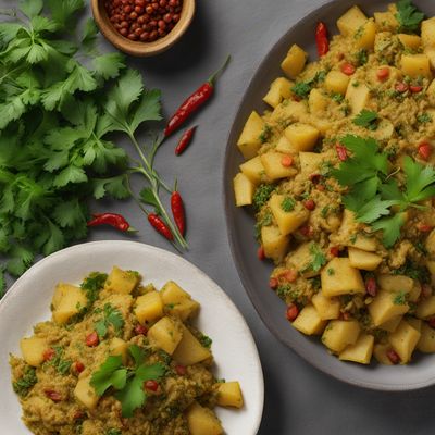 North Karnataka Style Potato and Tuna Salad