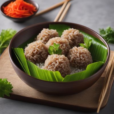 North Korean-style Sticky Rice Balls