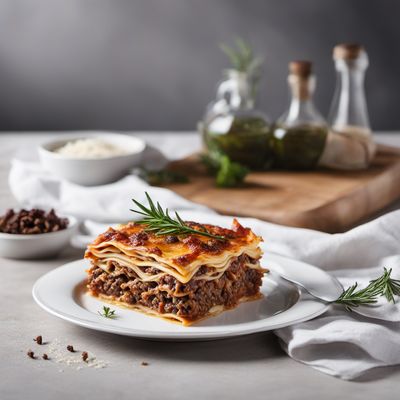 Northern European Style Beef and Mushroom Lasagne