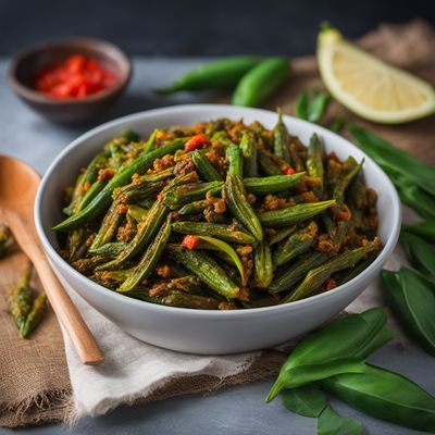 Northern Irish Style Bhindi Do Pyaza