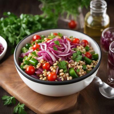 Norwegian Pearl Barley Salad