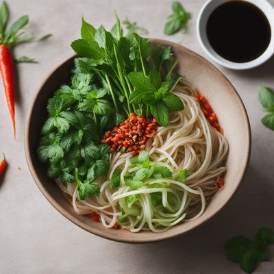 Occitan Spiced Sarrasin Phở Salad