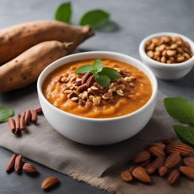 Omaha-style Sweet Potato and Coconut Pudding