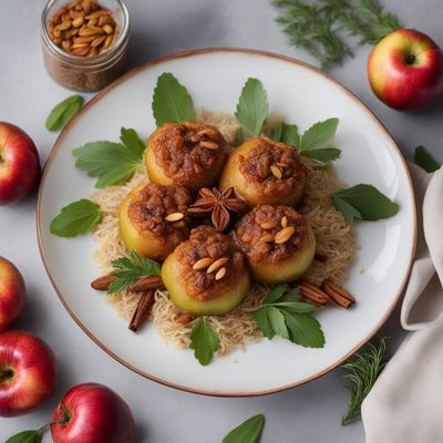 Omani-style Stuffed Apples