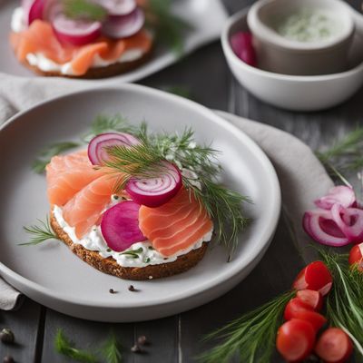 Open-Faced Danish Smørrebrød with a Twist