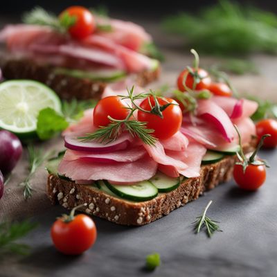 Open-Faced Sandwiches with a Czech Twist