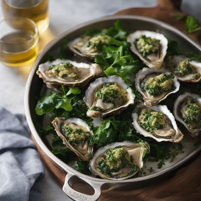 Oysters Rockefeller with a Twist