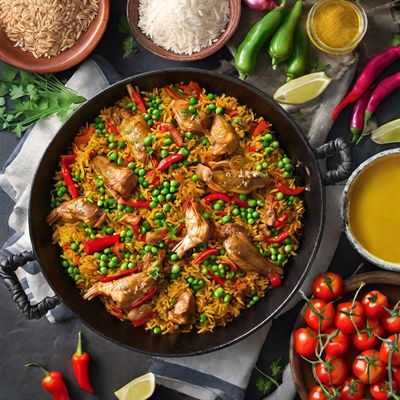 Arab-style Paella