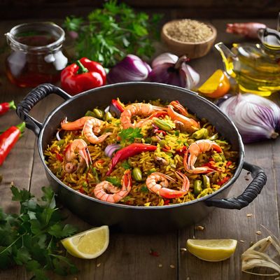 Indo-style Paella