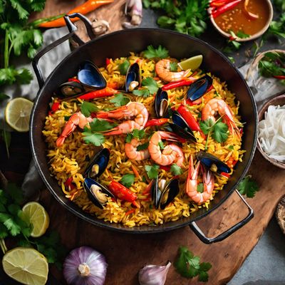 Vietnamese-style Paella