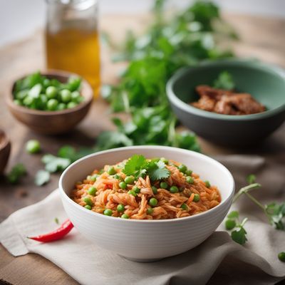 Pakistani Chinese Style Chicken Risotto