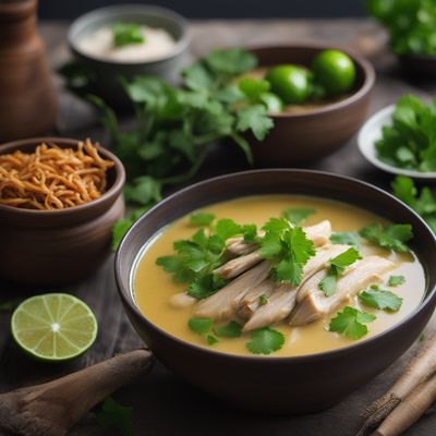 Palauan Coconut Chicken Soup