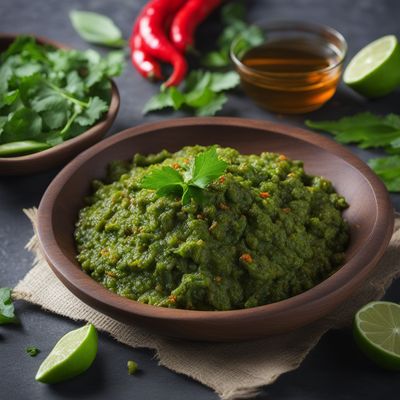 Palembang-style Coriander Chutney