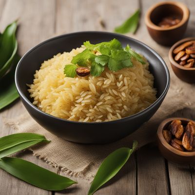 Panamanian Coconut Rice with Plantains