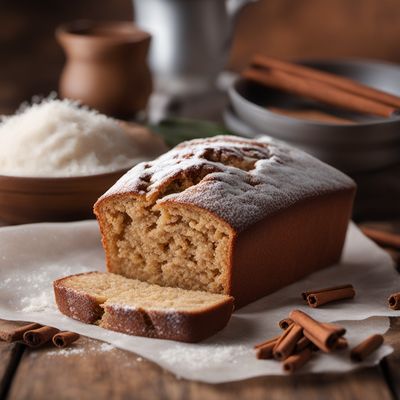 Panamanian Sweet Bread with Coconut and Cinnamon