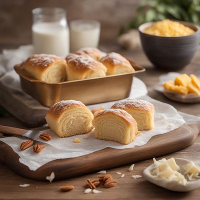 Pão de Deus - Portuguese Coconut Sweet Rolls