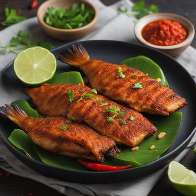 Papeda with Spicy Grilled Fish