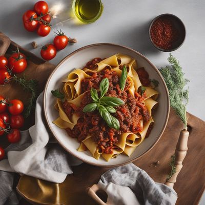 Pappardelle with Wild Boar Ragu