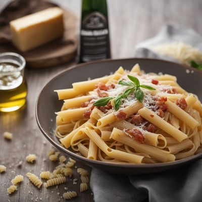 Pasta alla Gricia with Pancetta and Pecorino Romano