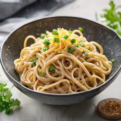 Chinese-style Pasta Carbonara