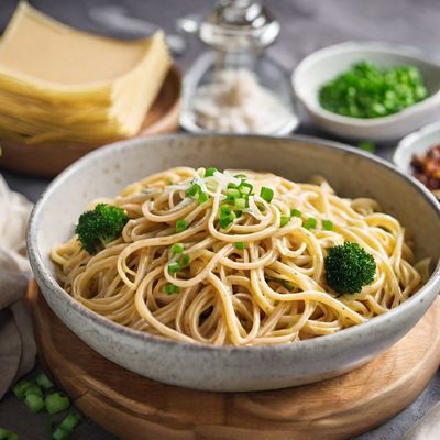 Chinese-style Pasta Carbonara