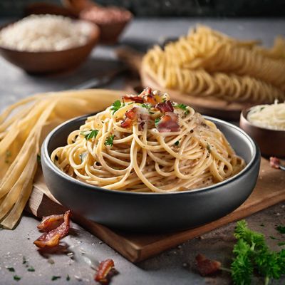 Fast Food Pasta Carbonara