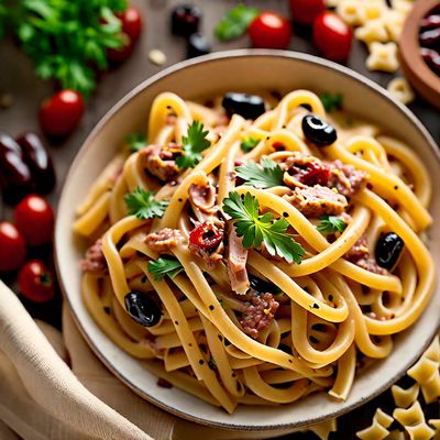 Mediterranean Pasta Carbonara