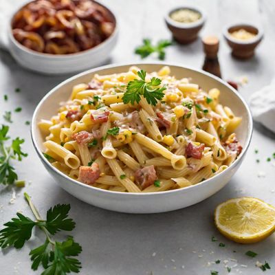 Puerto Rican Pasta Carbonara