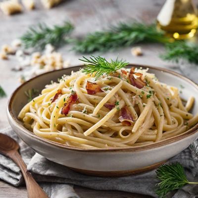 Russian-style Pasta Carbonara