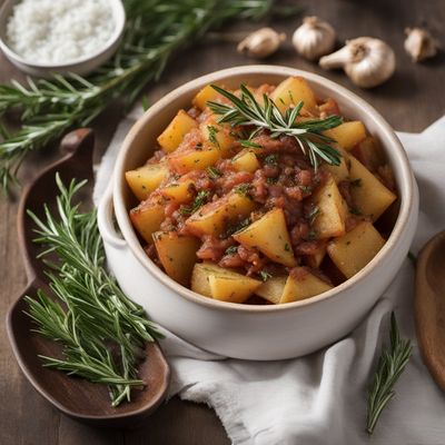 Patate Arraganate with Herbs and Cheese