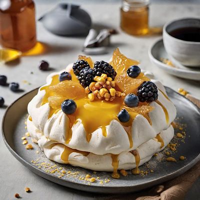 Korean-inspired Pavlova