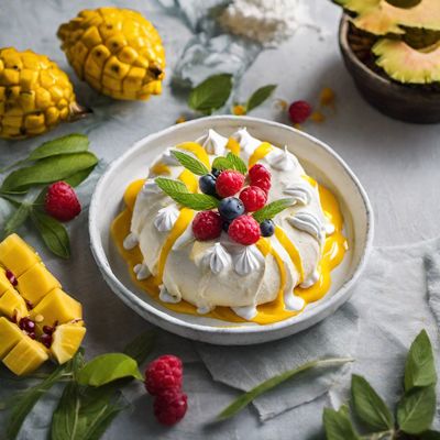 Pavlova with a Latin Twist