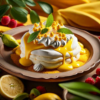 Pavlova with a Southwestern Twist