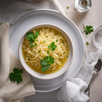 Pearà with Parmesan Crisps