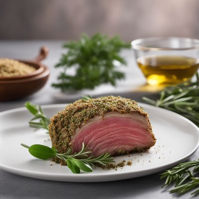 Pecora al Cotturo with Herb Crust