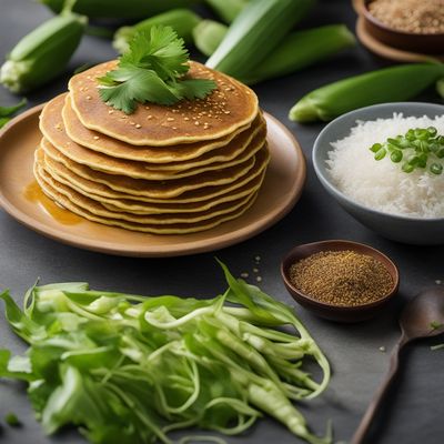 Peranakan-style Corn Pancakes