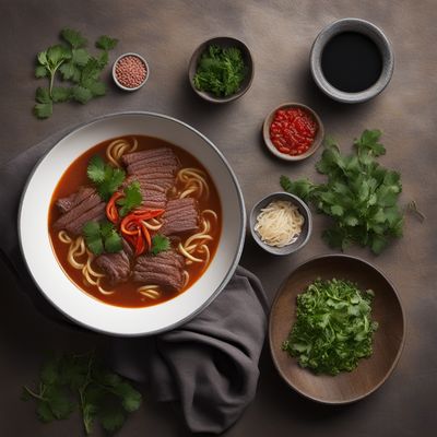 Peruvian Beef and Noodle Soup